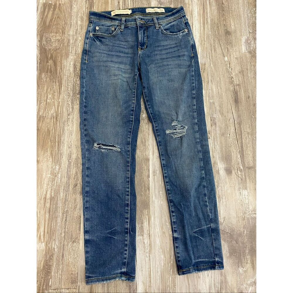 Anthropologie Pilcro and the Letterpress Slim Boyfriend Jeans Women’s Sz 26